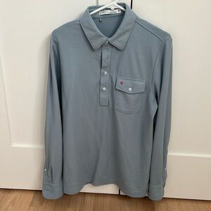 Criquet long sleeve polo Long Sleeve Players Shirt - Size medium - Color Freeze